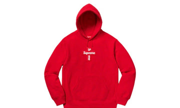 Supreme cross box logo hoodie