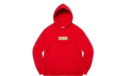 Sweat à capuche Supreme avec logo en forme de boîte bling-bling