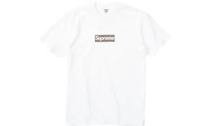 Box logo tee white Supreme x Burberry