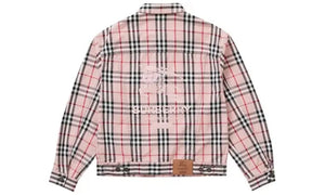 Chaqueta vaquera rosa Supreme x Burberry