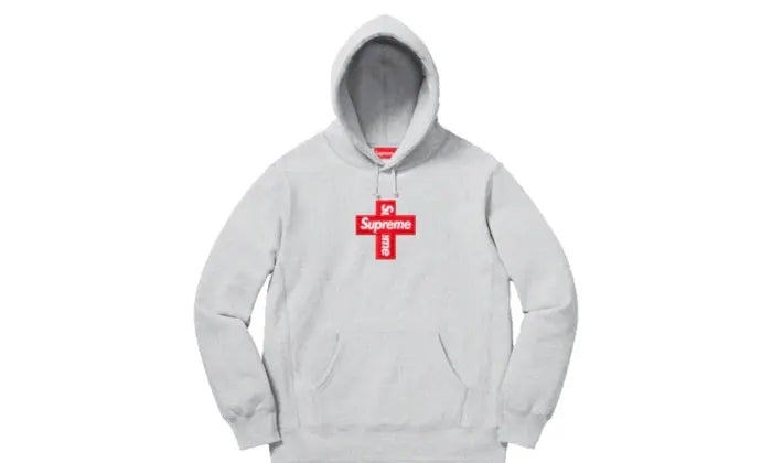 Supreme cross box logo hoodie