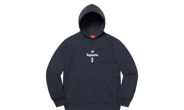 Supreme cross box logo hoodie