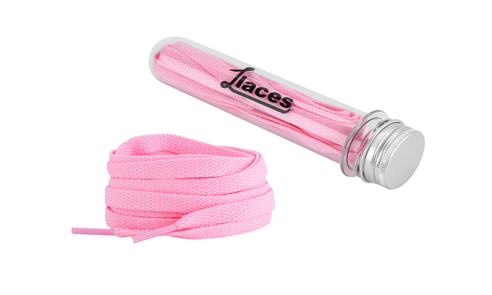 1LACES Pink Flat Laces