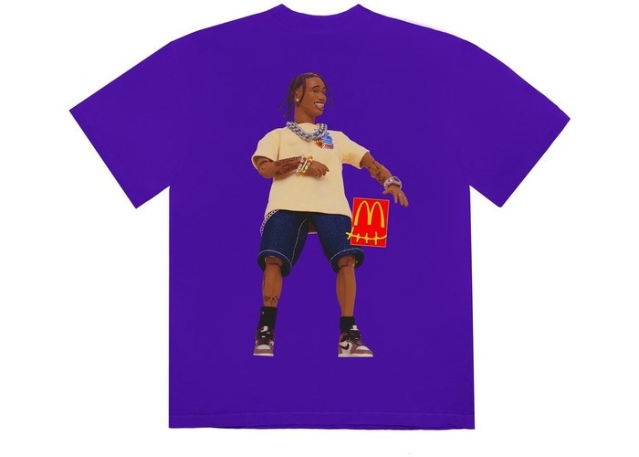 Travis Scott x McDonald's action figures purple