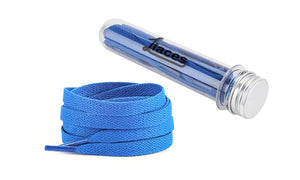 1LACES Royal Blue Flat Laces Blckthemall