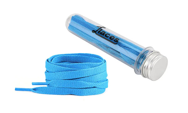 1LACES 'UNC' Cordones Planos Azul Claro Blckthemall